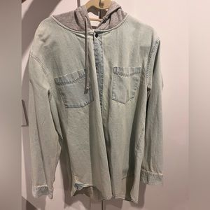 Pac-Sun Jean jacket hoodie *$75 on the Pac-Sun website*